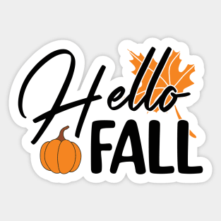 Hello Fall Sticker